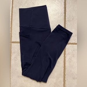 Athleta | SIZE M | Salutation Stash 7/8 Legging | Navy
